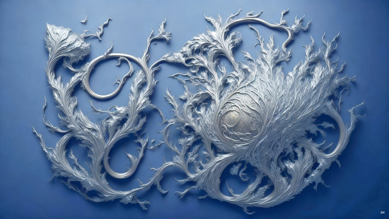 encáustica Feng Shui metal Elemento _01 de Josef Johann Michel
