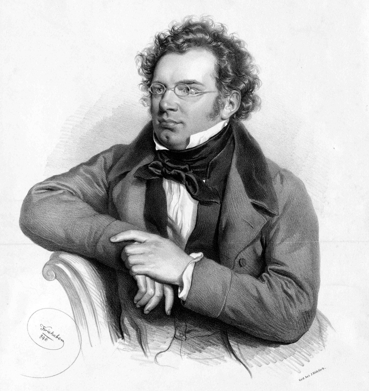 Franz Schubert de Josef Nikolaus Kriehuber