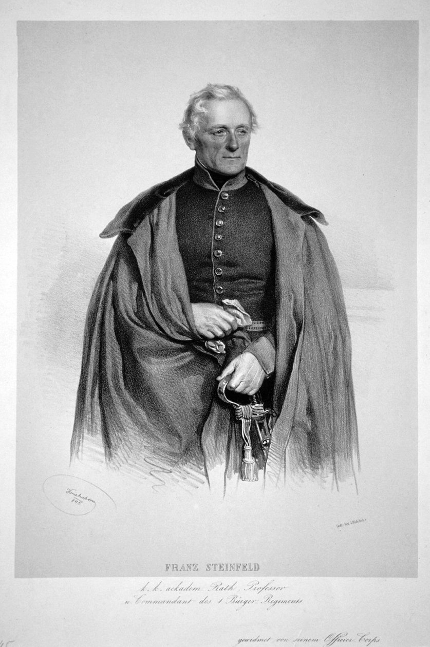 Franz Steinfeld Litho de Josef Kriehuber