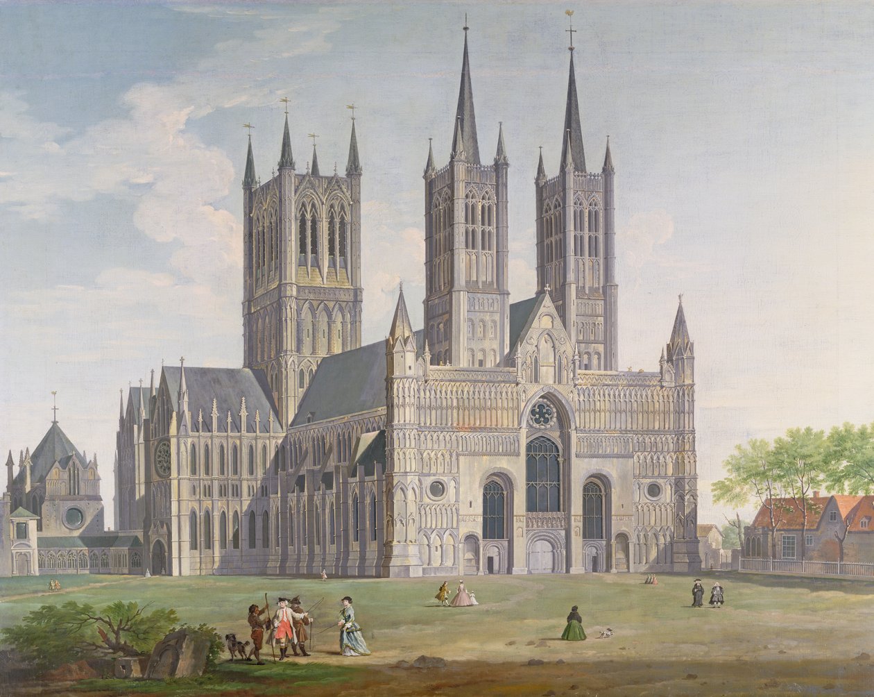 Catedral de Lincoln do oeste de Joseph Baker