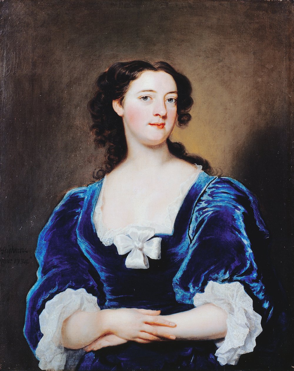 Retrato de uma senhora de Joseph Highmore