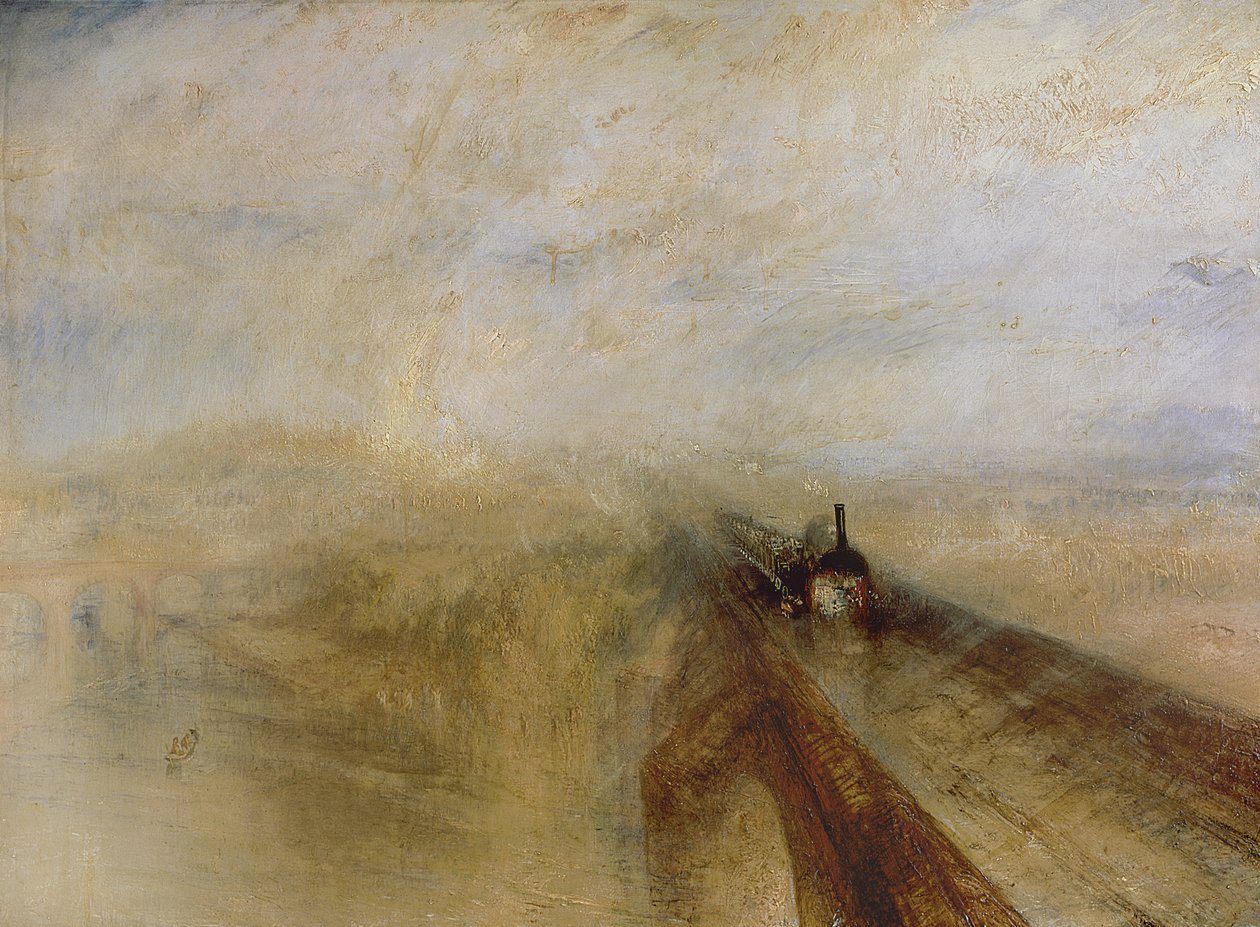 Vapor de chuva e velocidade, a Great Western Railway de Joseph Mallord William Turner