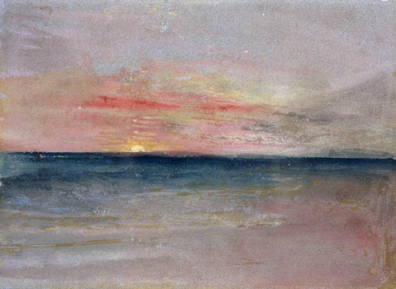 Pôr do sol de Joseph Mallord William Turner