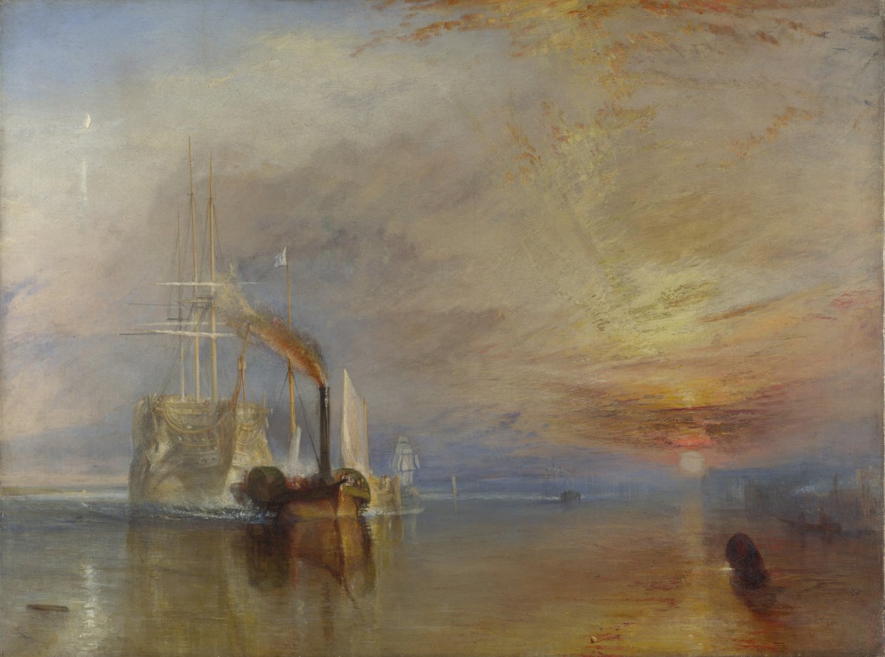 A luta Temeraire, 1839 de Joseph Mallord William Turner