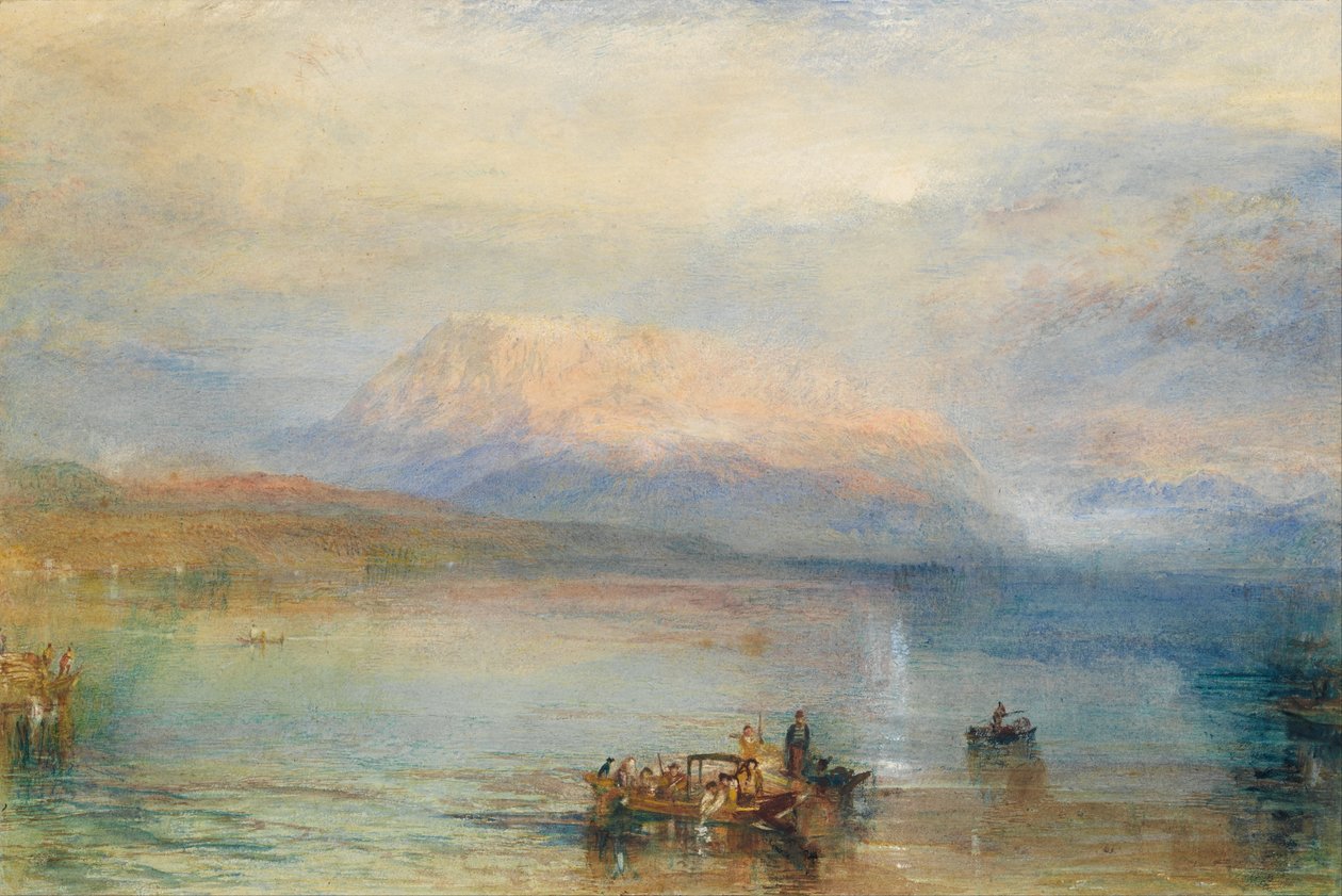 O Rigi Vermelho de Joseph Mallord William Turner