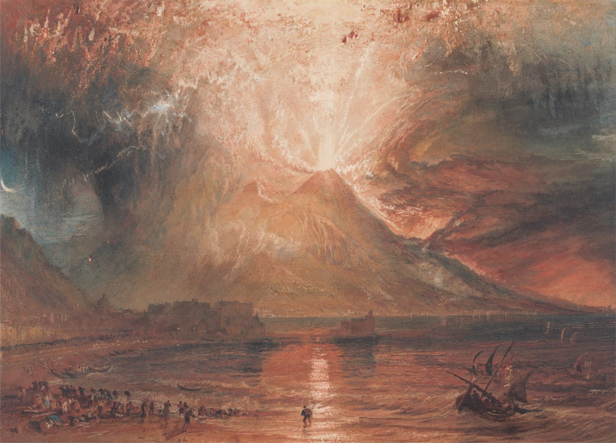 Vesúvio em erupção de Joseph Mallord William Turner