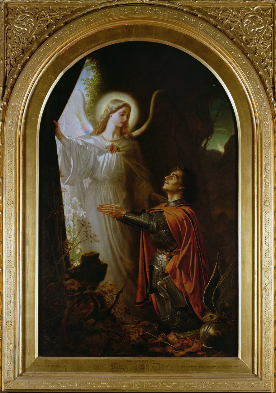 Mors Janua Vitae (O Portal da Vida), 1866 de Joseph Noel Paton