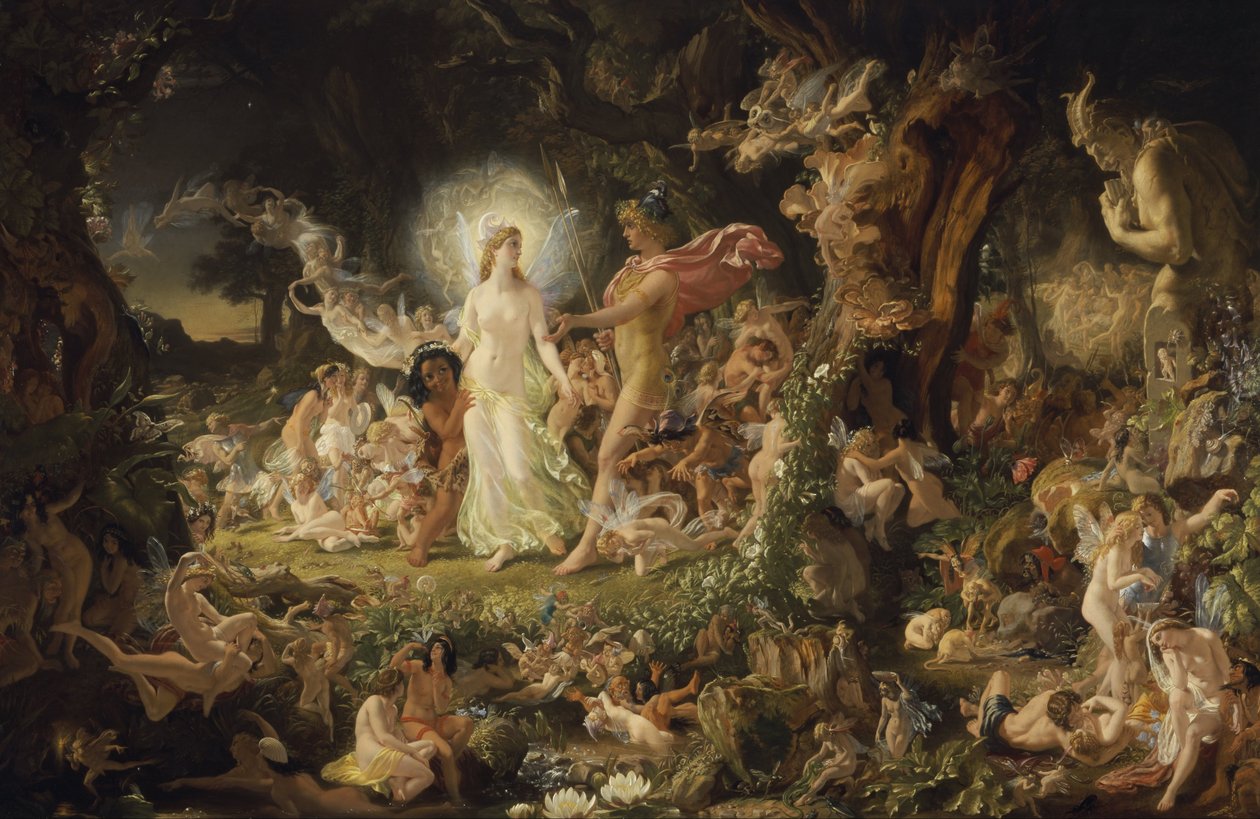 A disputa de Oberon e Titania de Joseph Noel Paton