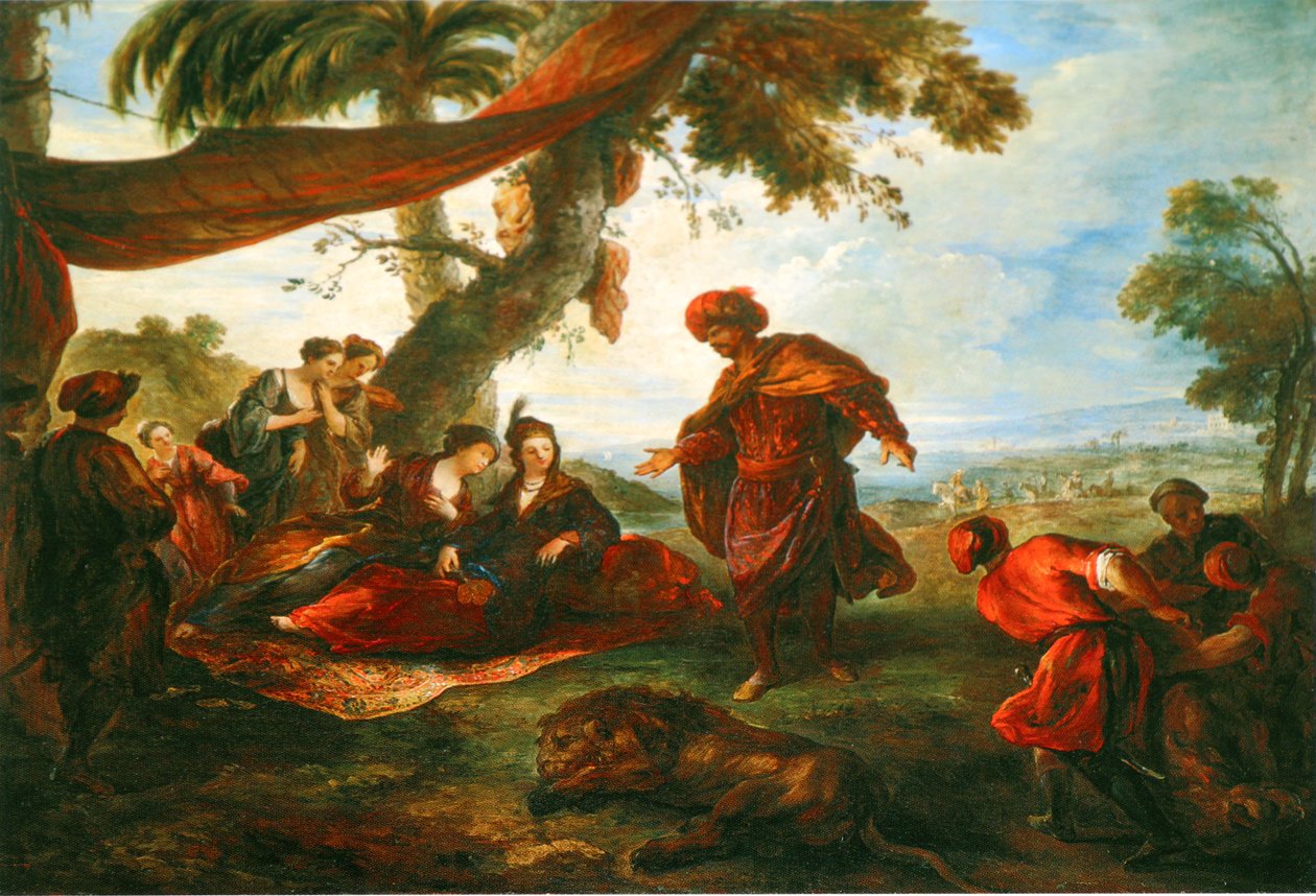 Oferecendo a Sultana de Joseph Parrocel