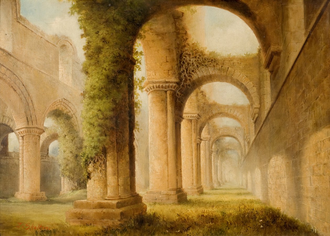 Kirkstall Abbey de Joseph Ratcliffe Skelton