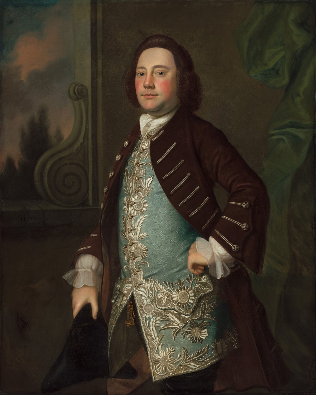 Retrato de um cavalheiro de Joseph Blackburn