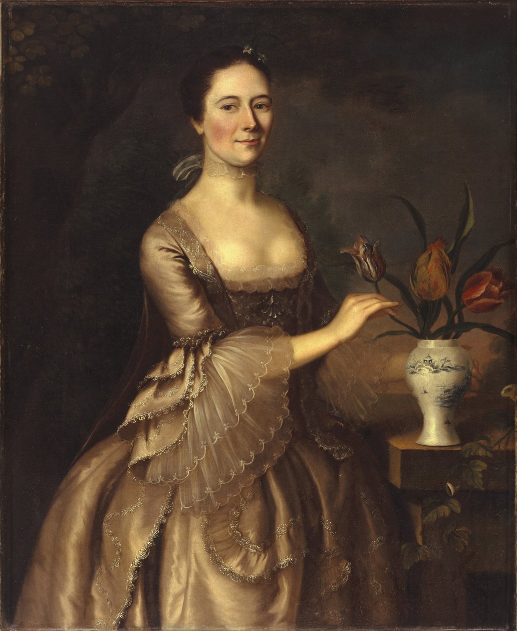 Retrato de uma mulher de Joseph Blackburn