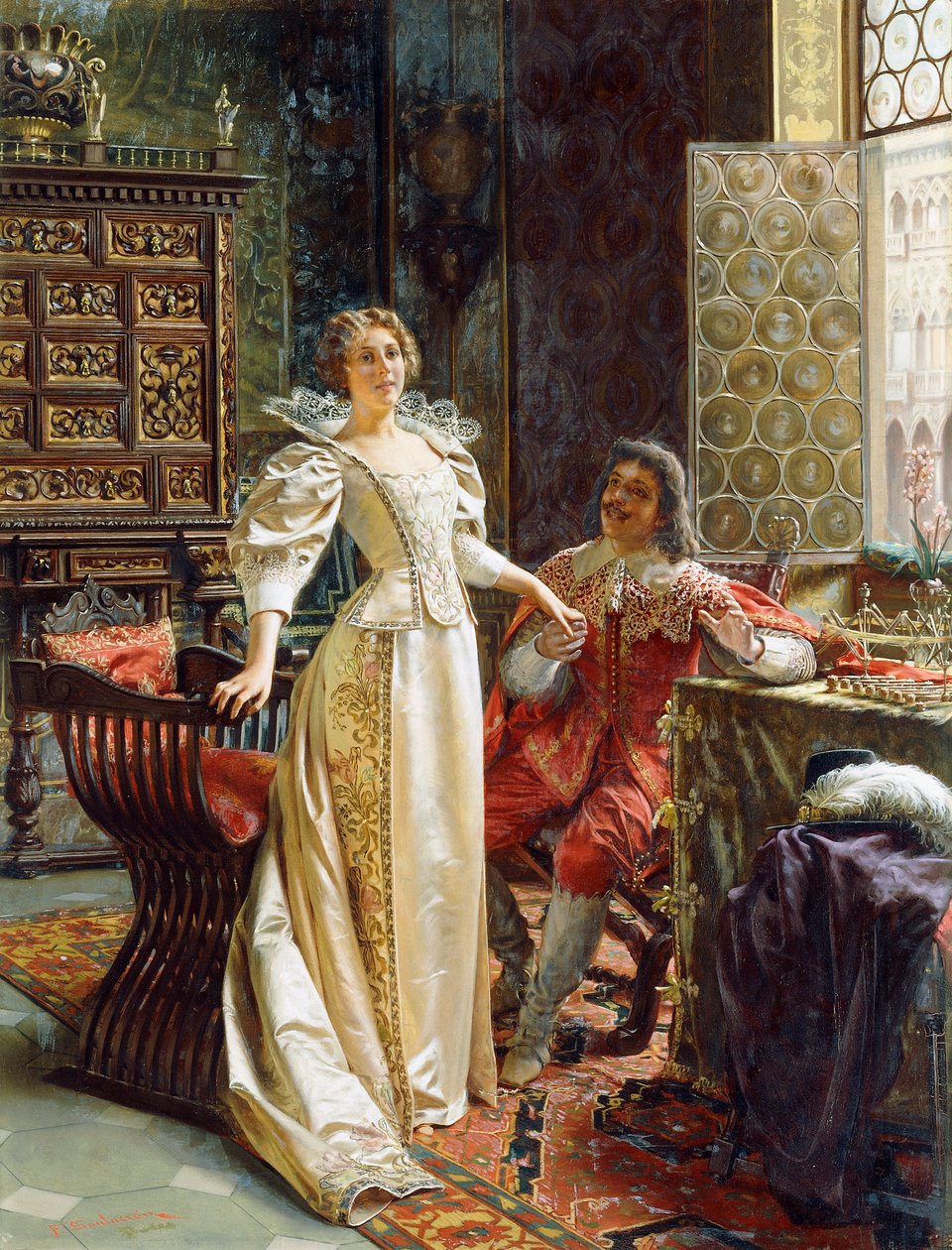 Flerte, de Joseph Frederick Charles Soulacroix