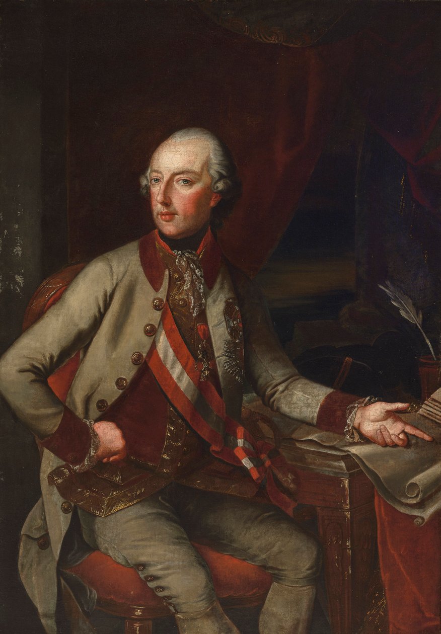 Retrato do Imperador José II de Joseph Hickel