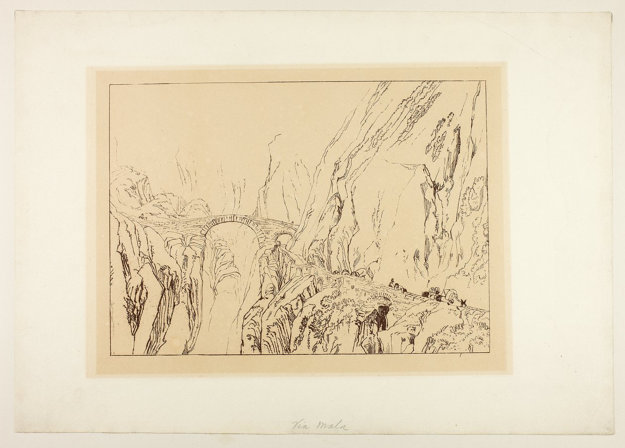 Via Mala de Joseph Mallord William Turner