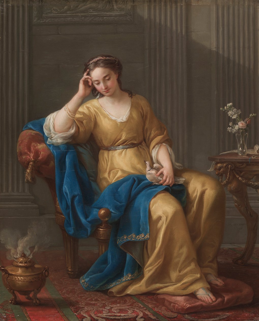 Doce Melancolia, 1756. de Joseph Marie Vien