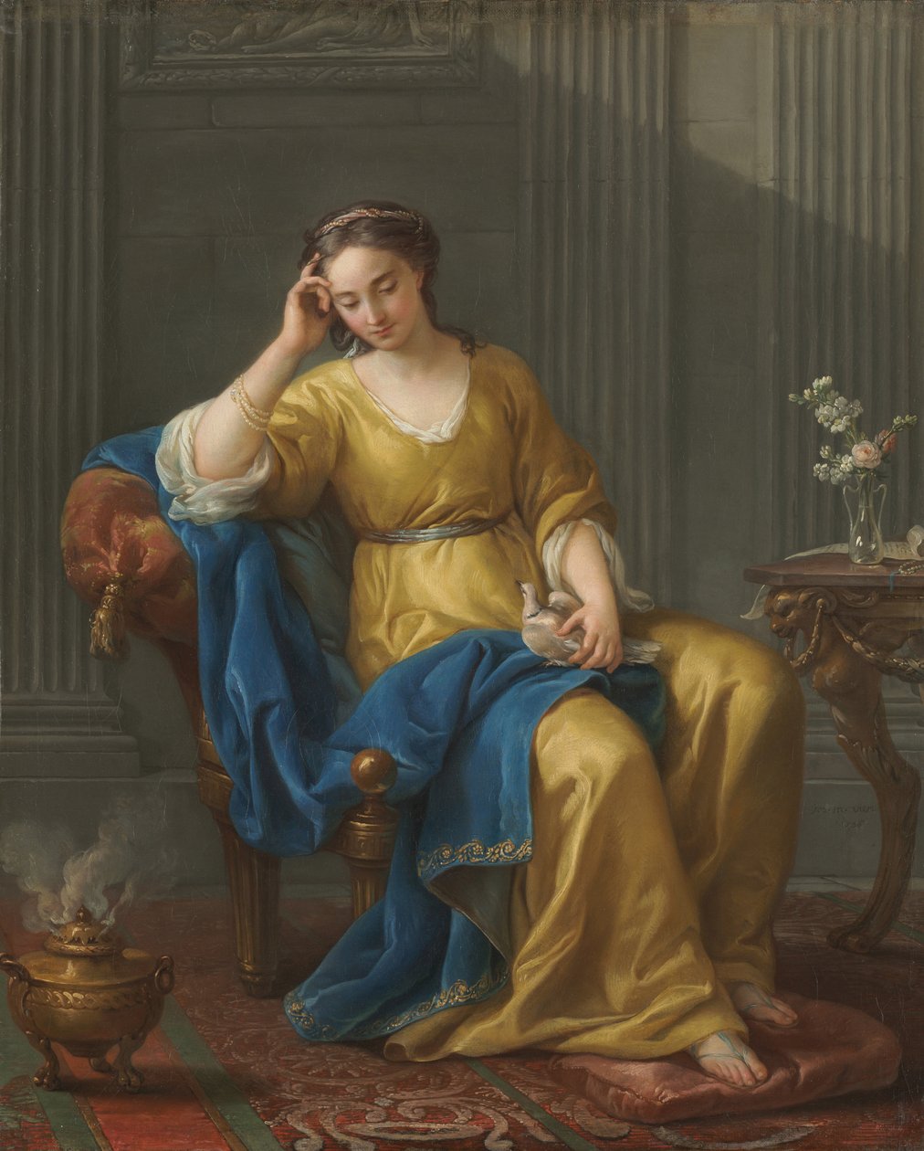 Doce Melancolia, 1756 de Joseph Marie Vien