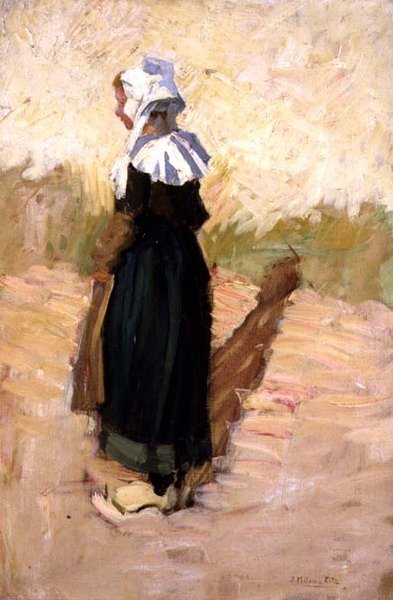 A Pequena Breton Girl de Joseph Milner Kite