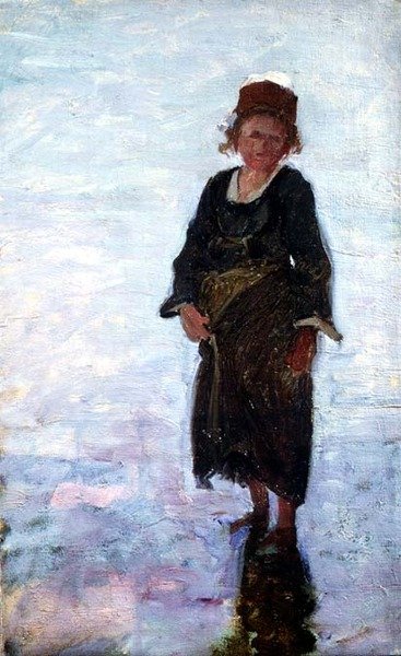 A Pequena Pescadora de Joseph Milner Kite