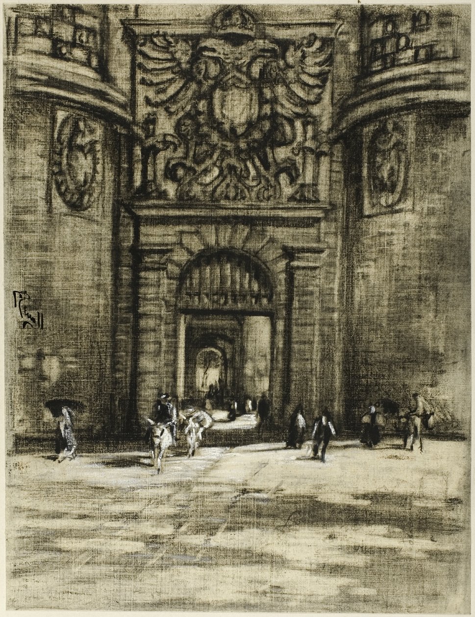 Porta Viragia, Toledo de Joseph Pennell