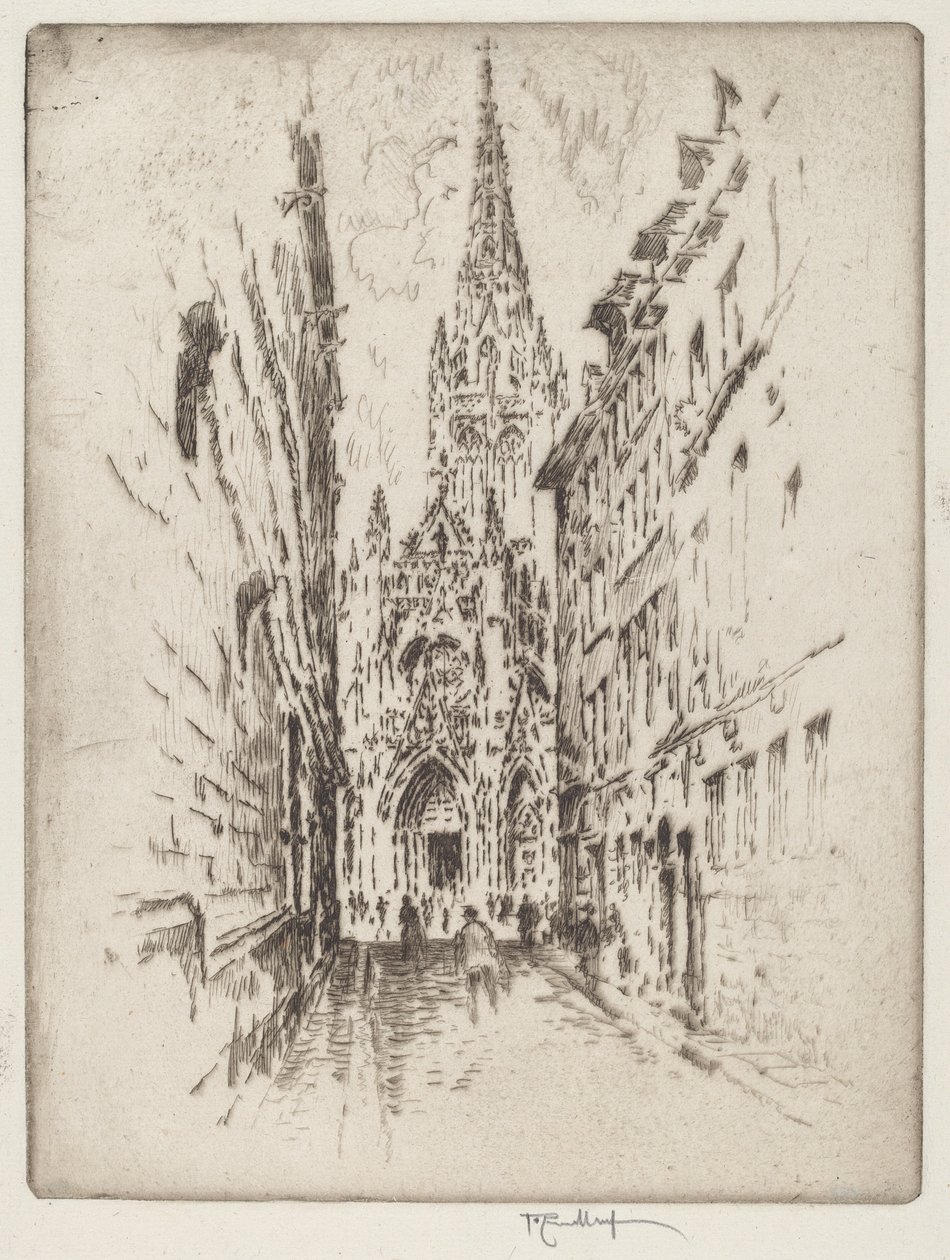 San Maclou, Rouen de Joseph Pennell