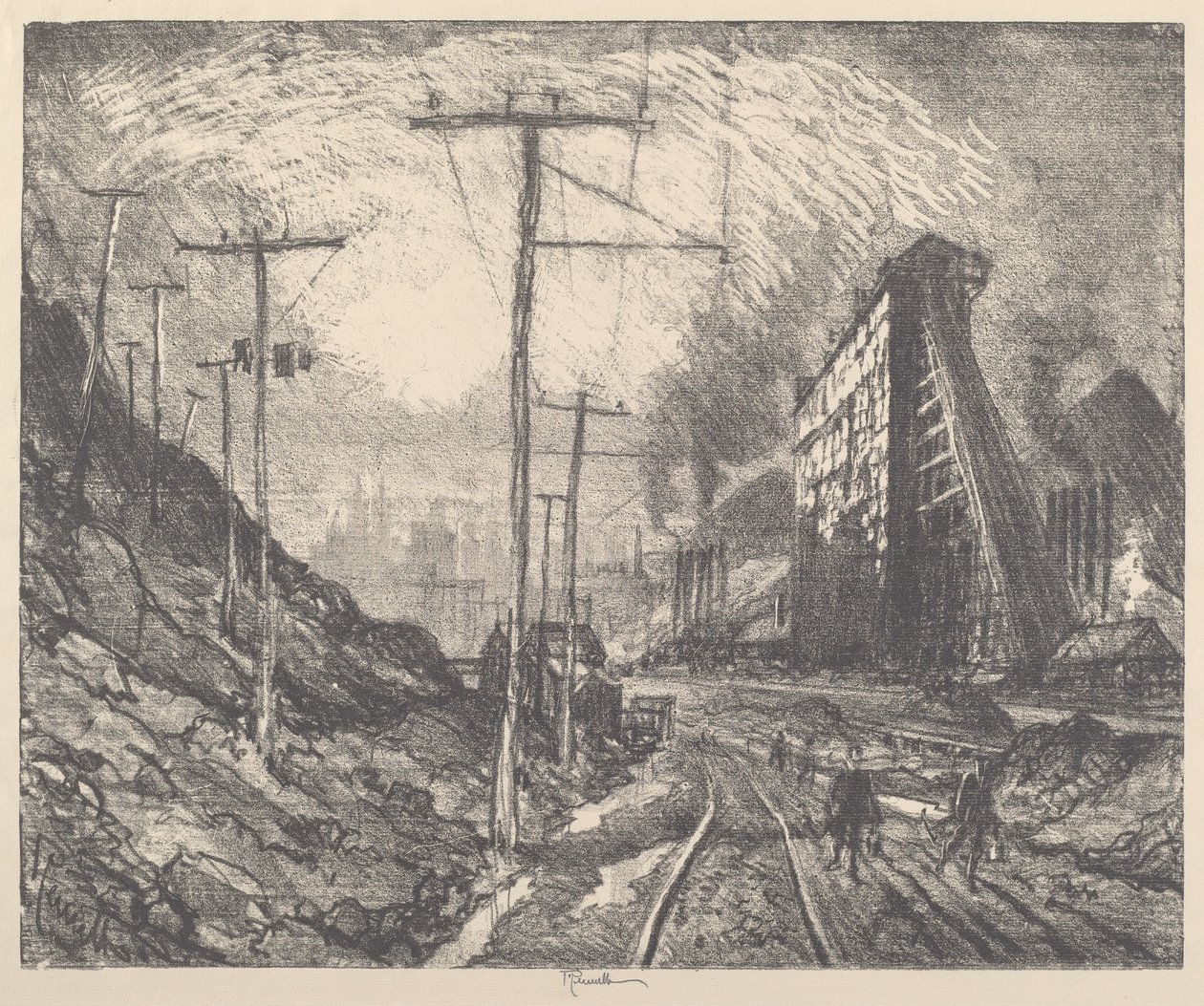 Shenandoah, 1910. de Joseph Pennell
