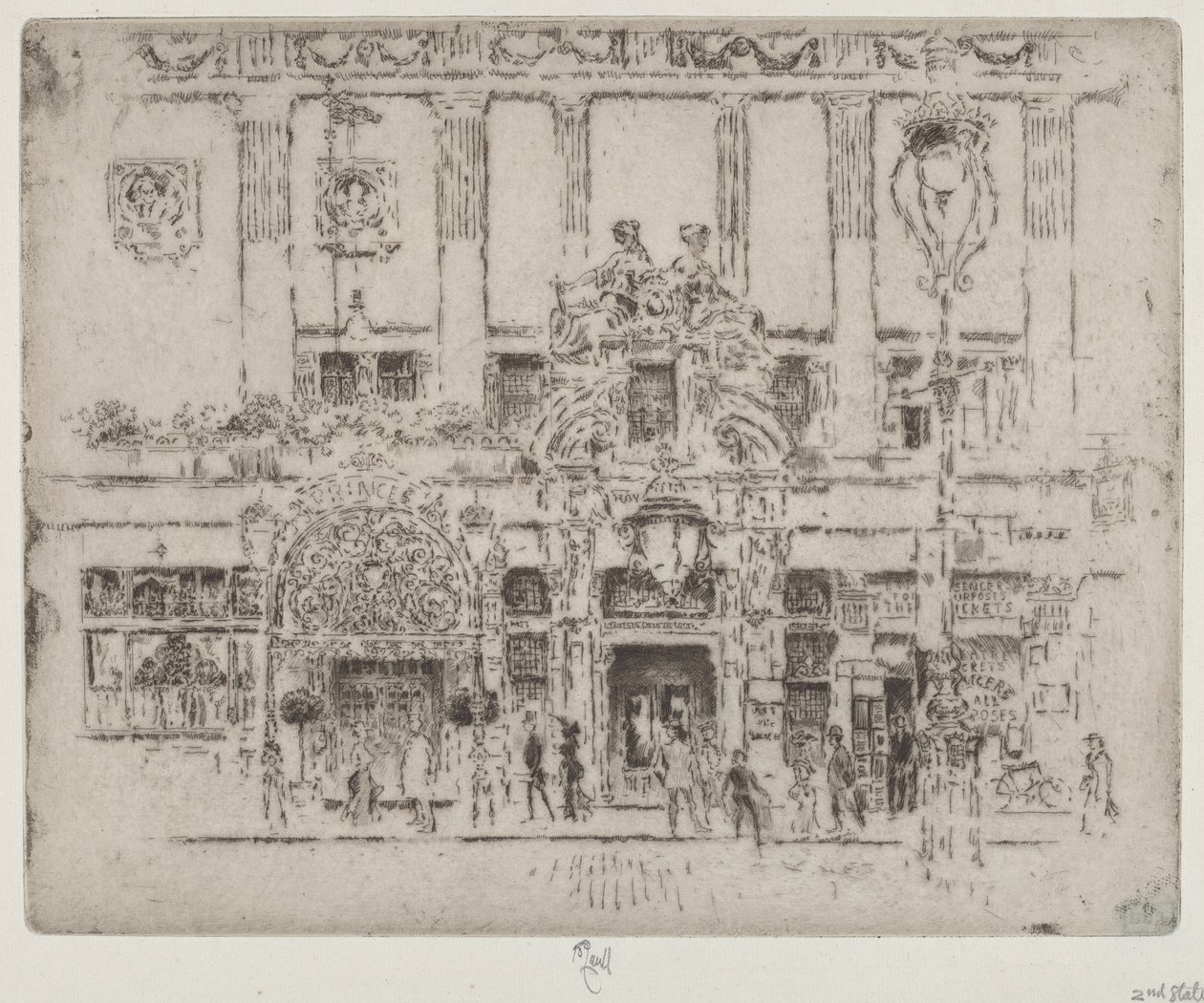 O Instituto, Piccadilly de Joseph Pennell