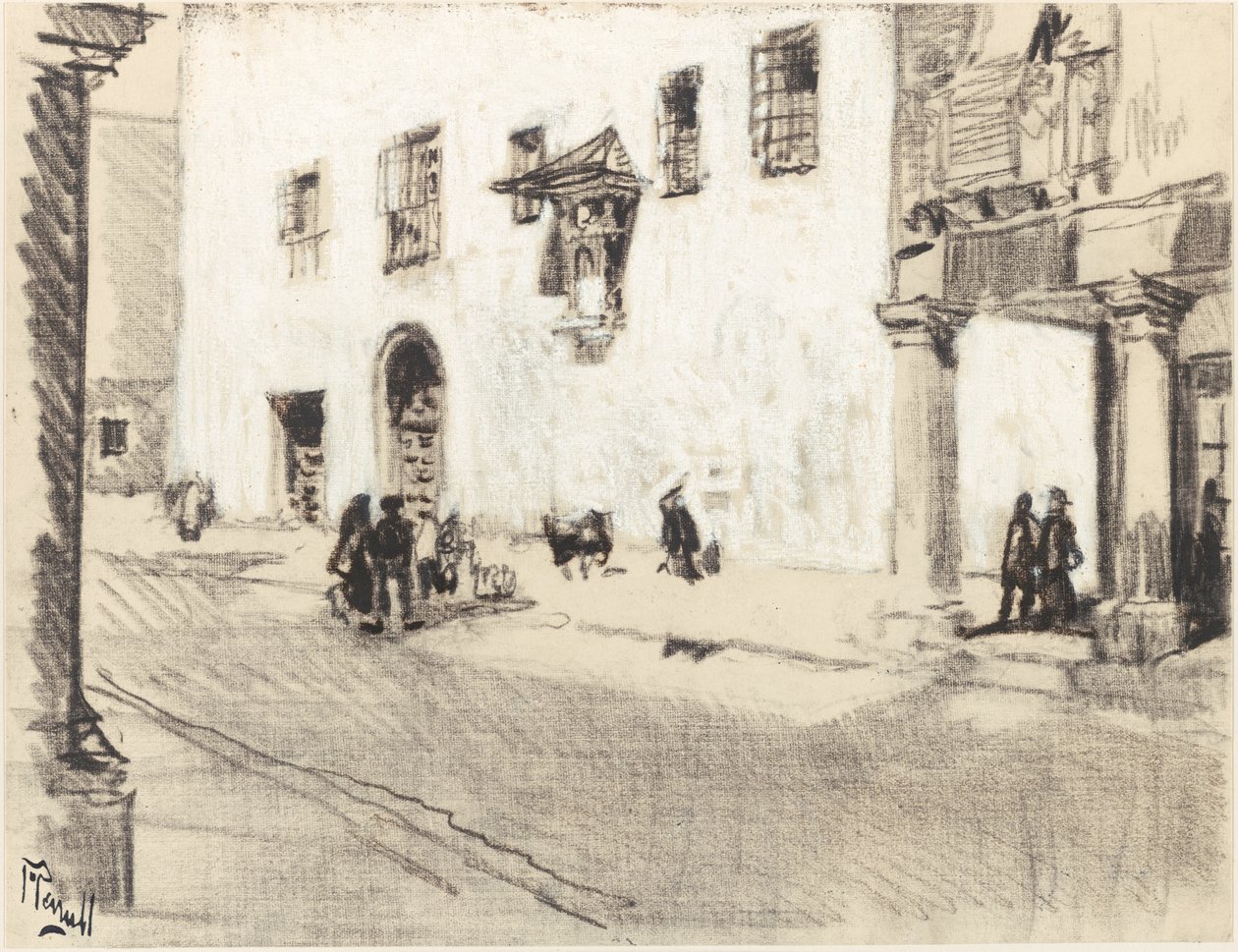 Os Mosteiros de Alcalá de Joseph Pennell