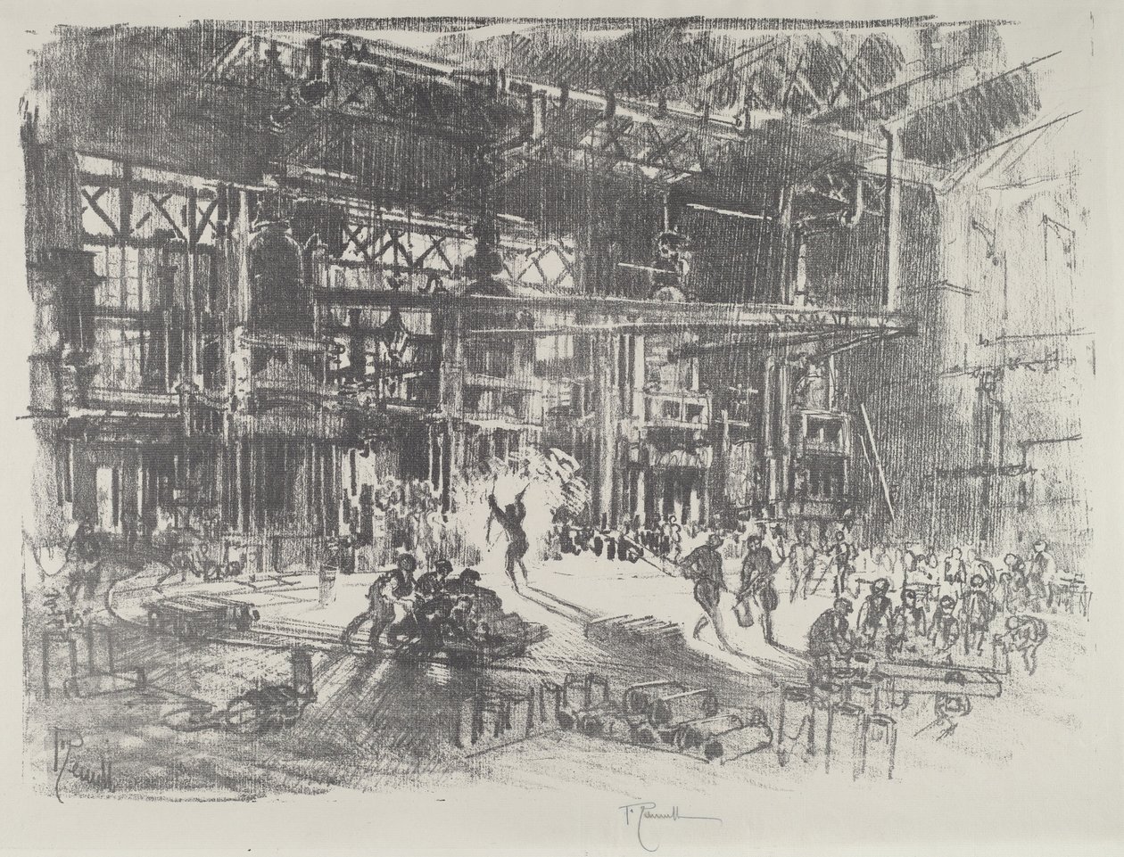 The Presses, 1916. de Joseph Pennell