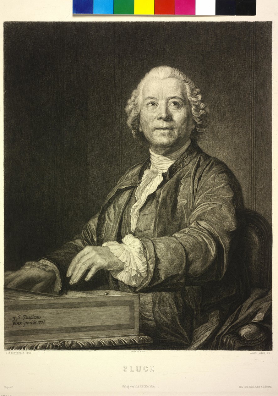Gluck (gravura) de Joseph Siffred Duplessis