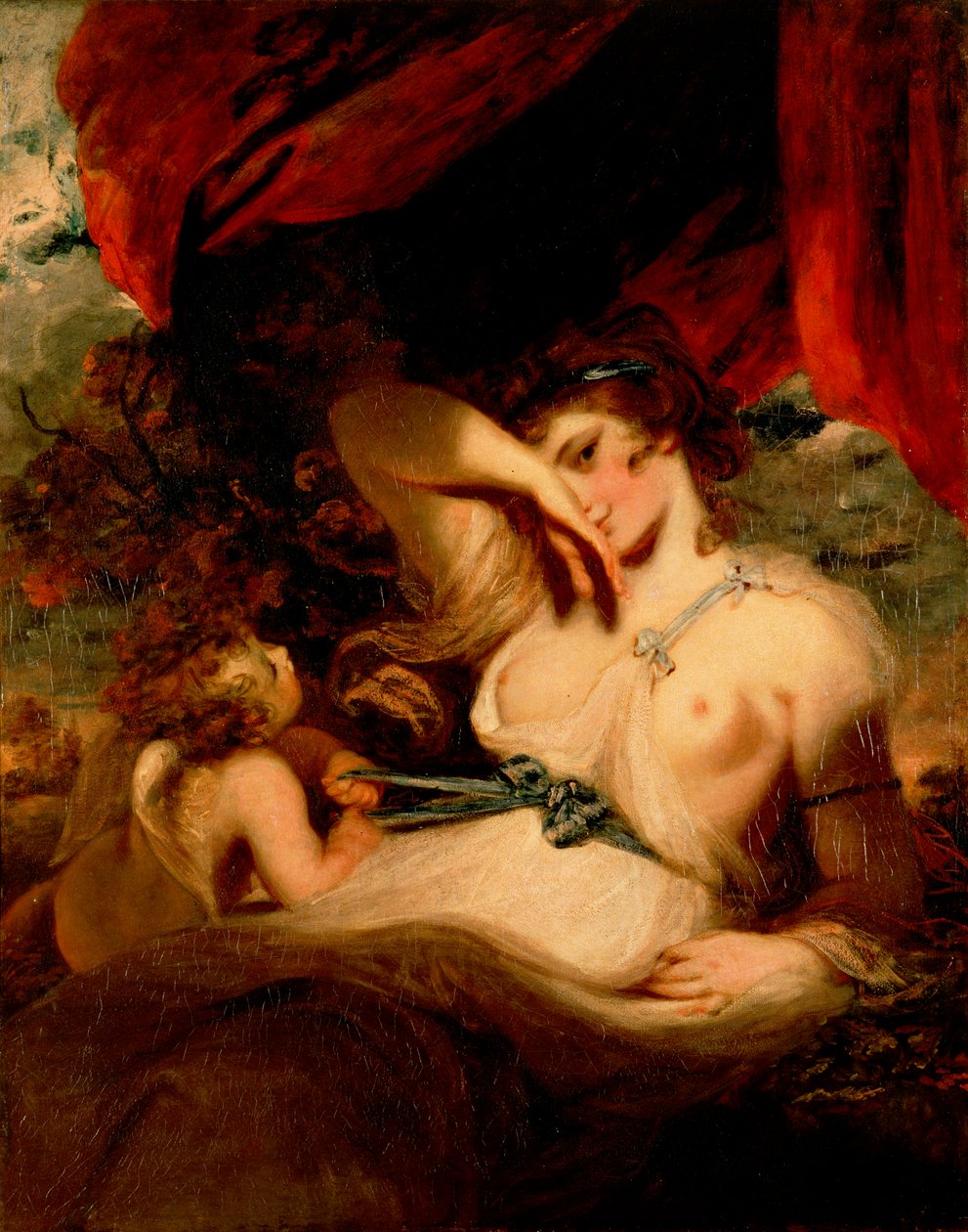 Cupido Desatando a Zona de Vênus de Joshua Reynolds