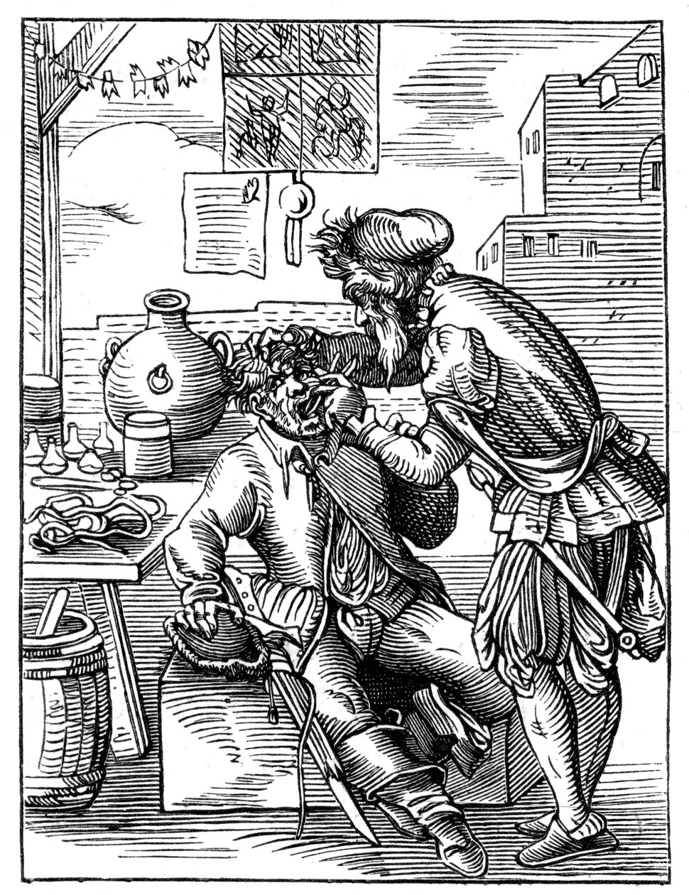 Dentista, século XVI, 1849. de Jost Amman