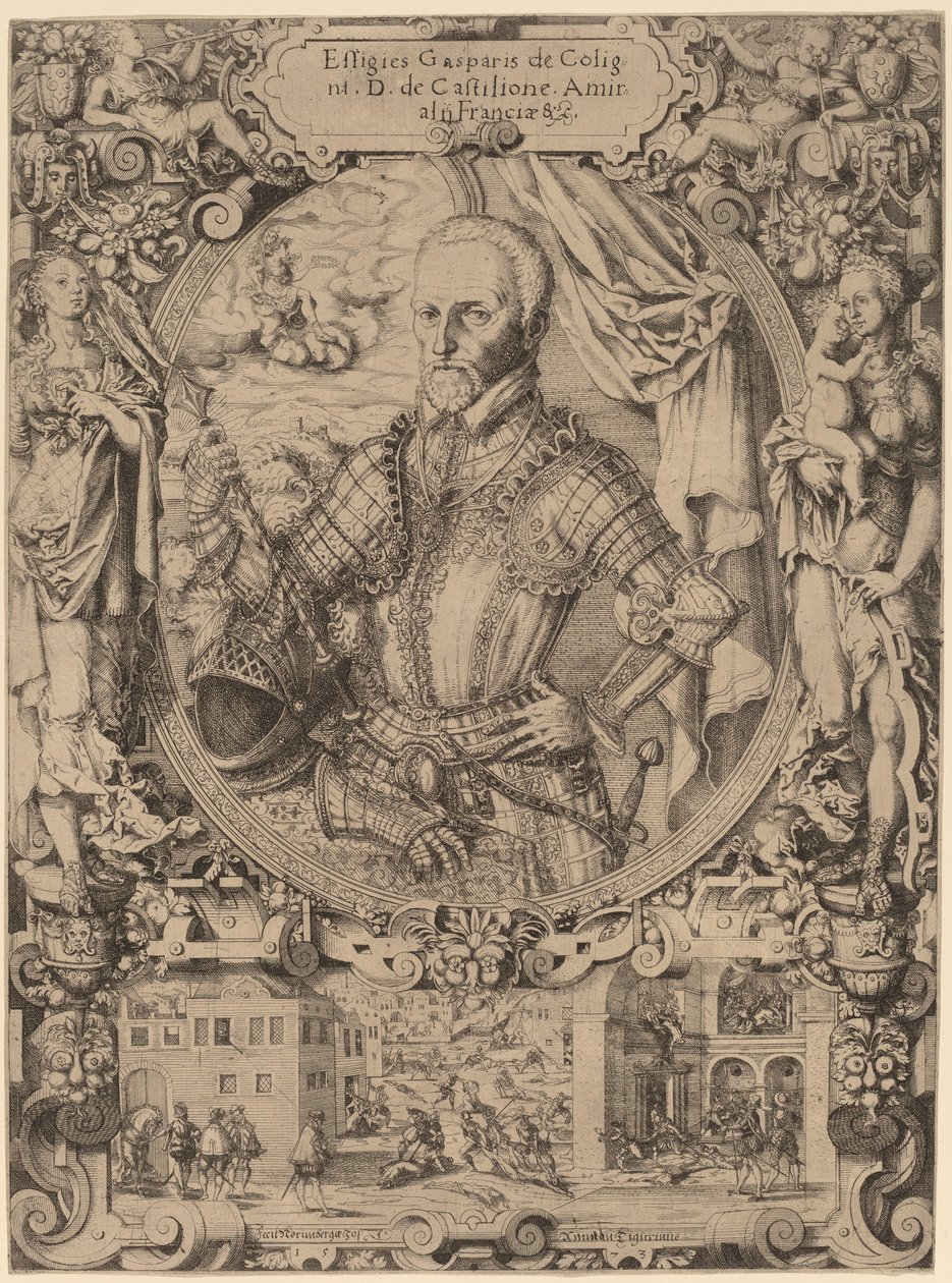 Gaspar de Coligny, 1573. de Jost Ammon