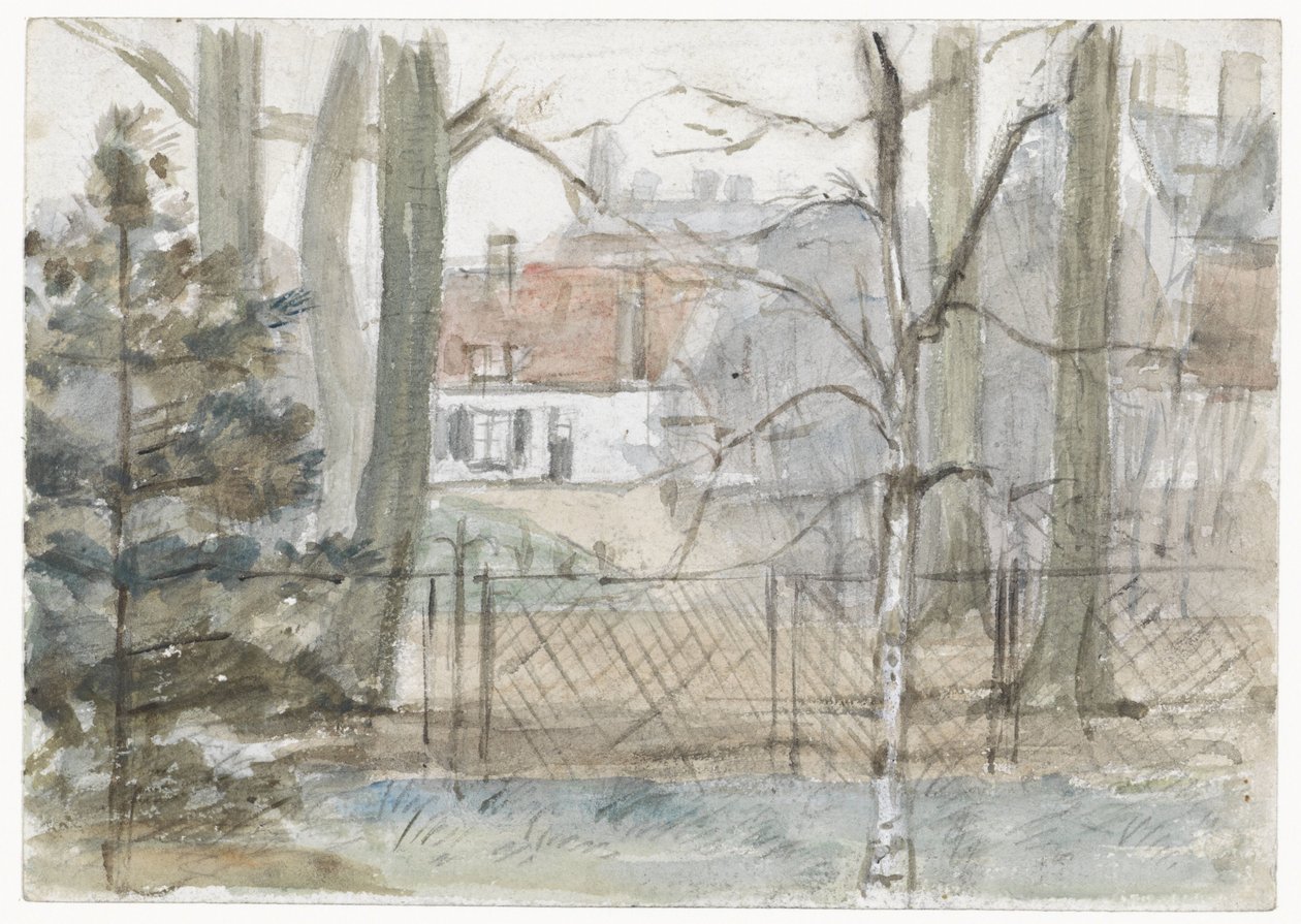 Casa e jardim ao ar livre de Jozef Israëls
