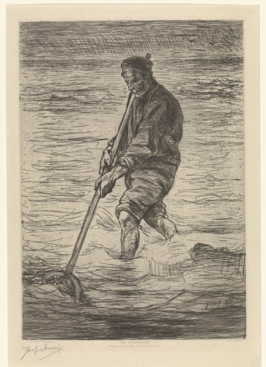 De Schelpenvisser
O Pescador (título sobre o objecto) de Jozef Israëls