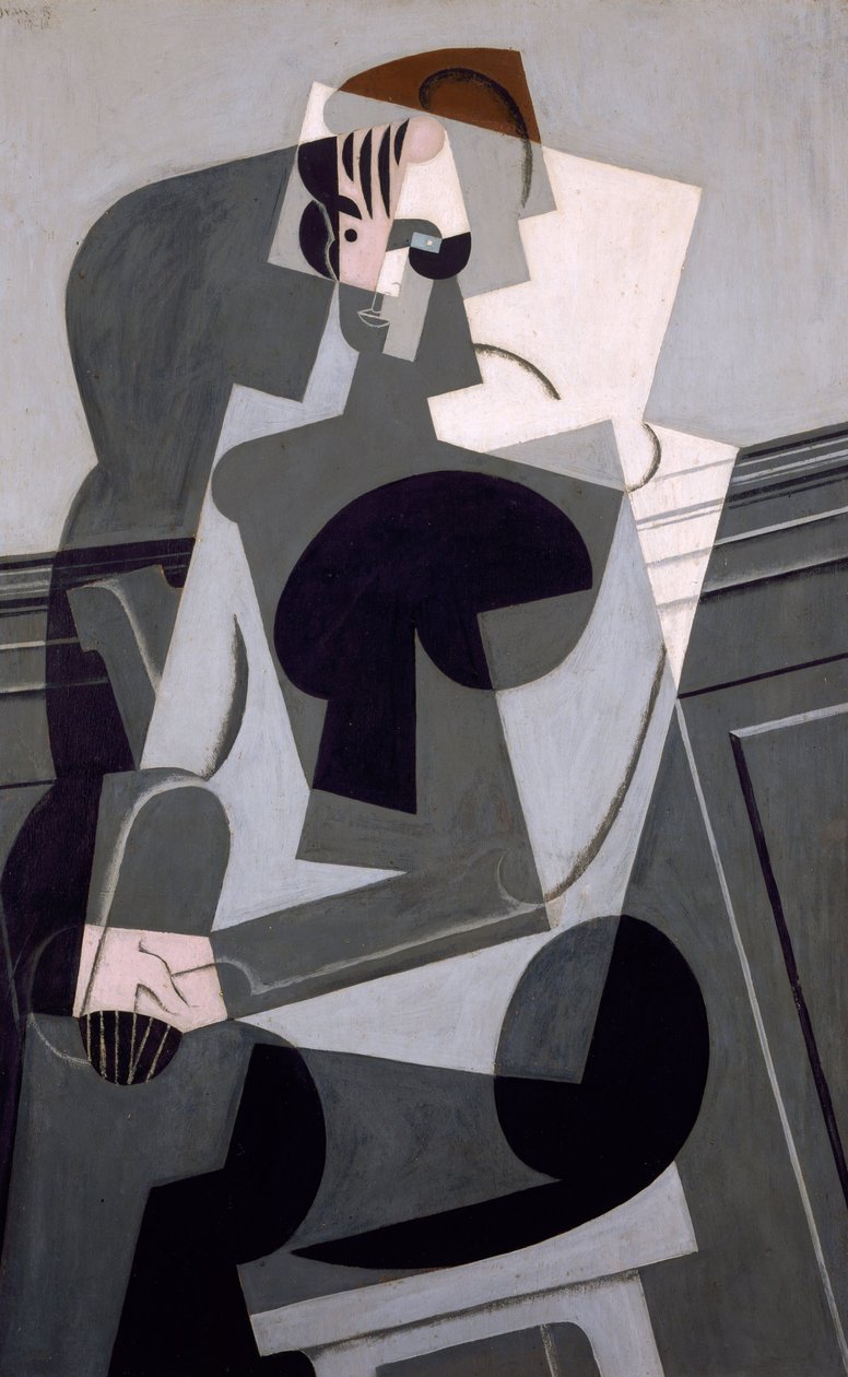 Retrato da Sra. Josette Grey de Juan Gris