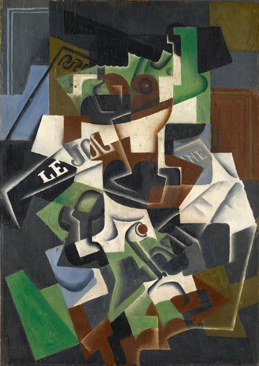 Fruteira, Cachimbo e Diário de Juan Gris
