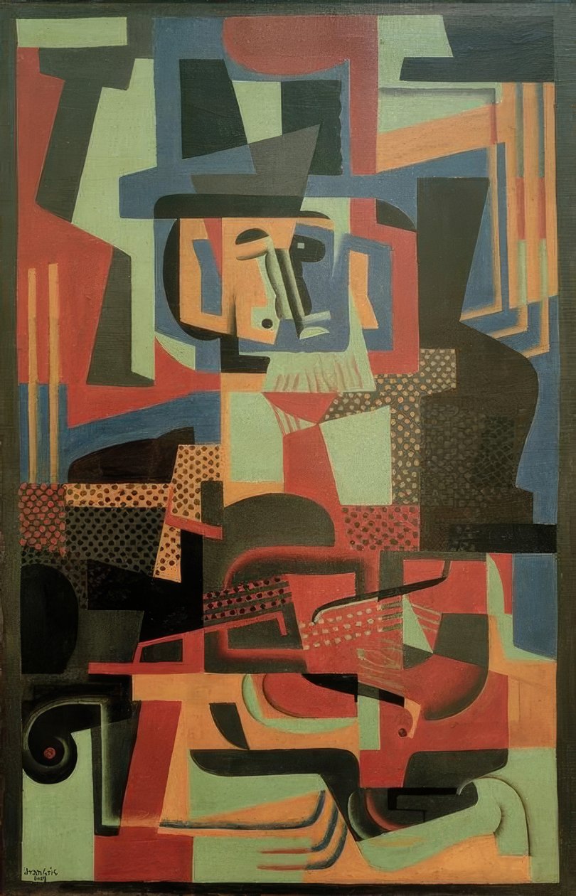 O homem com o violino de Juan Gris