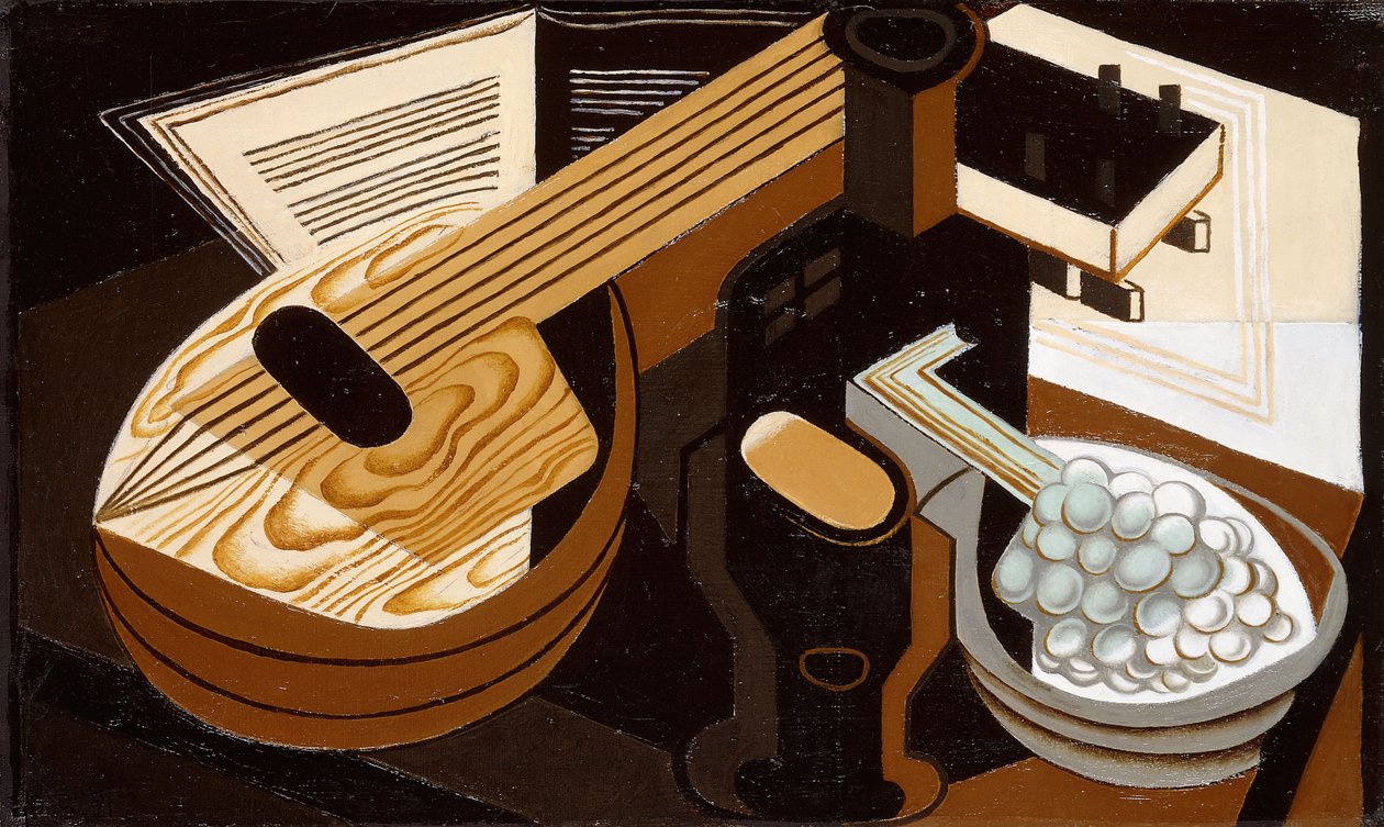 O bandolim; O bandolim, 1921 de Juan Gris