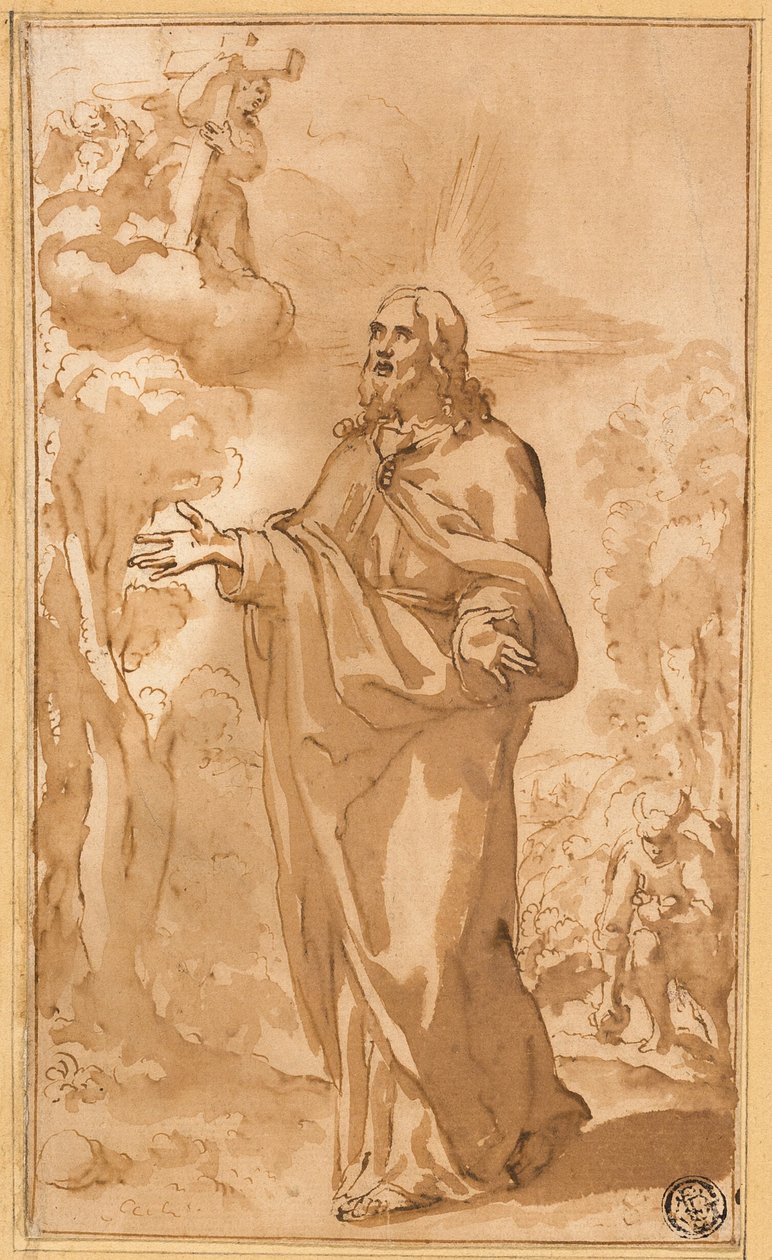 Cristo no deserto de Juan del Castillo