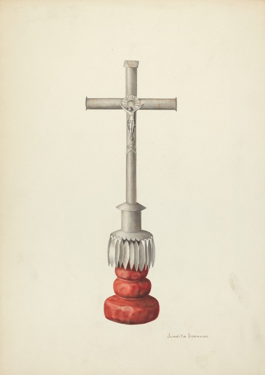 Crucifixo, c. 1936. de Juanita Donahoo