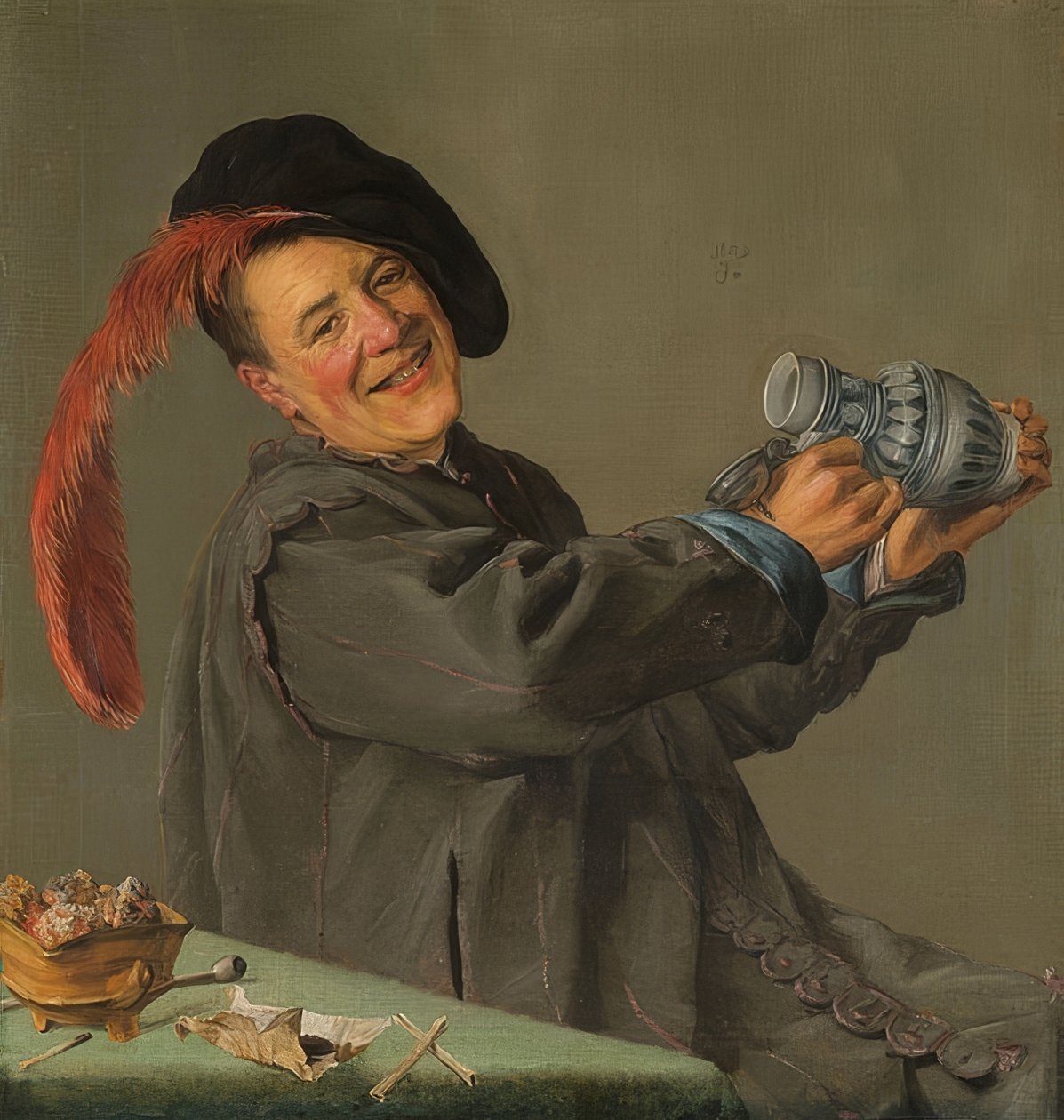 O bebedor feliz. 1629 de Judith Leyster