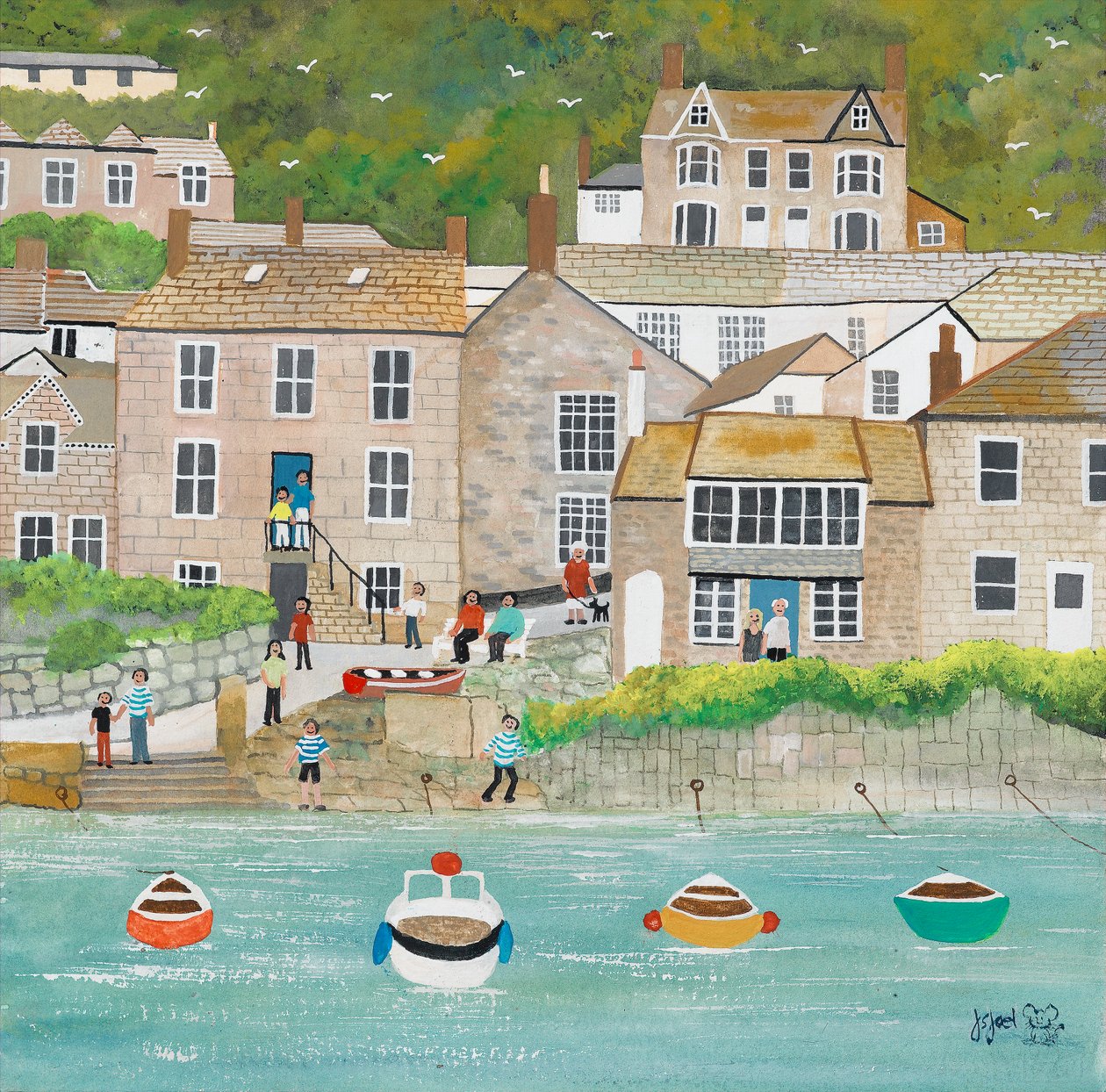 O cais no Mousehole de Judy Joel