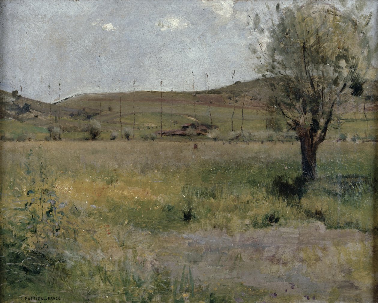 Paisagem de verão de Jules Bastien Lepage
