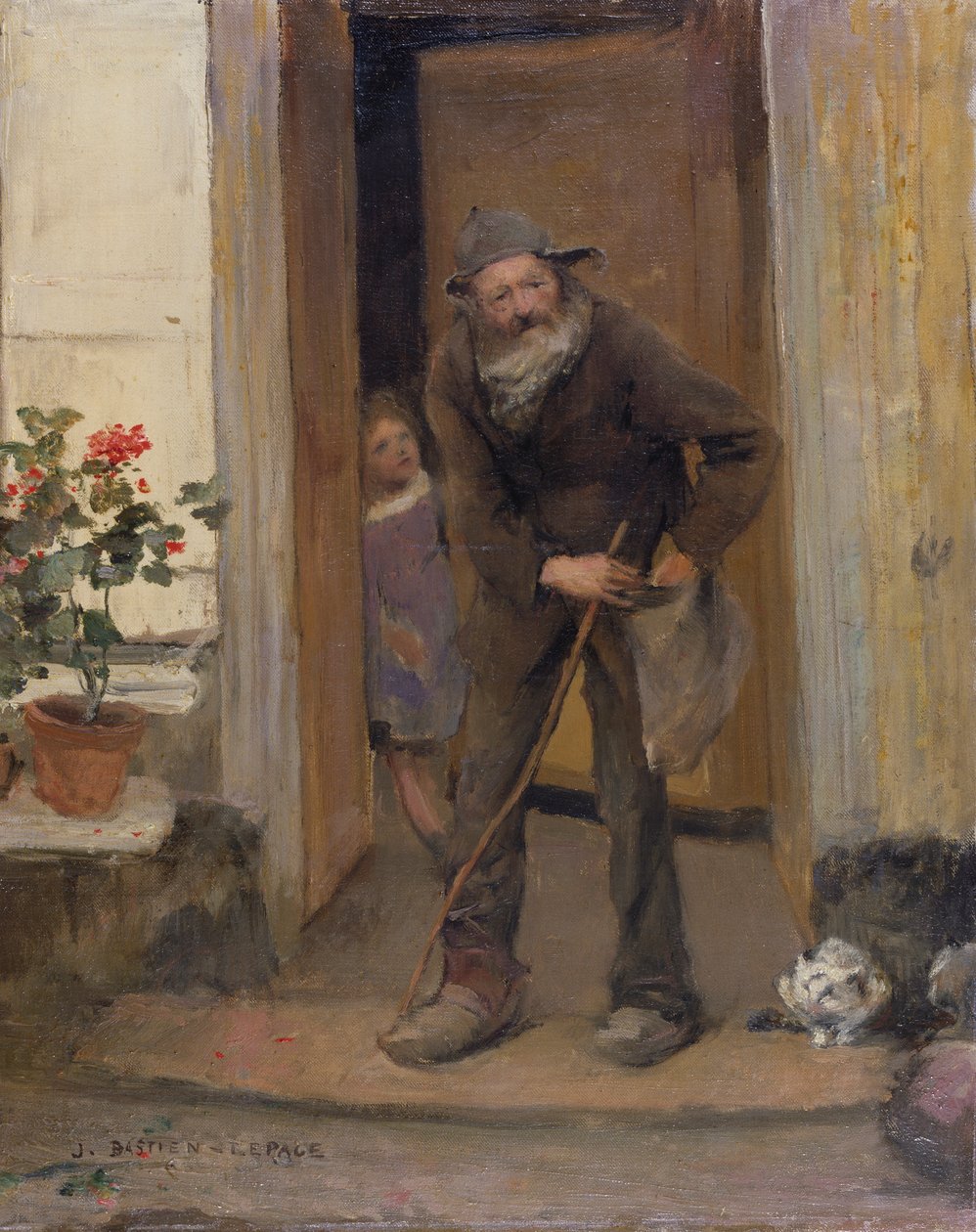 O mendigo, 1881 de Jules Bastien Lepage