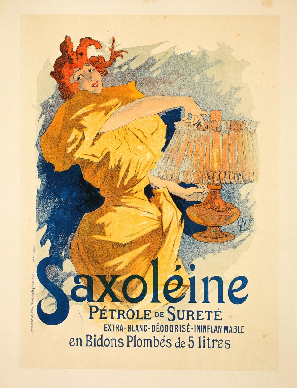 Saxolene, 1896 de Jules Cheret