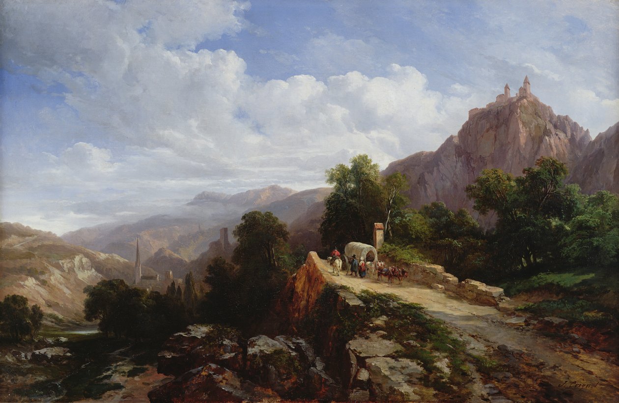 Estrada, para, tirol de Jules Coignet