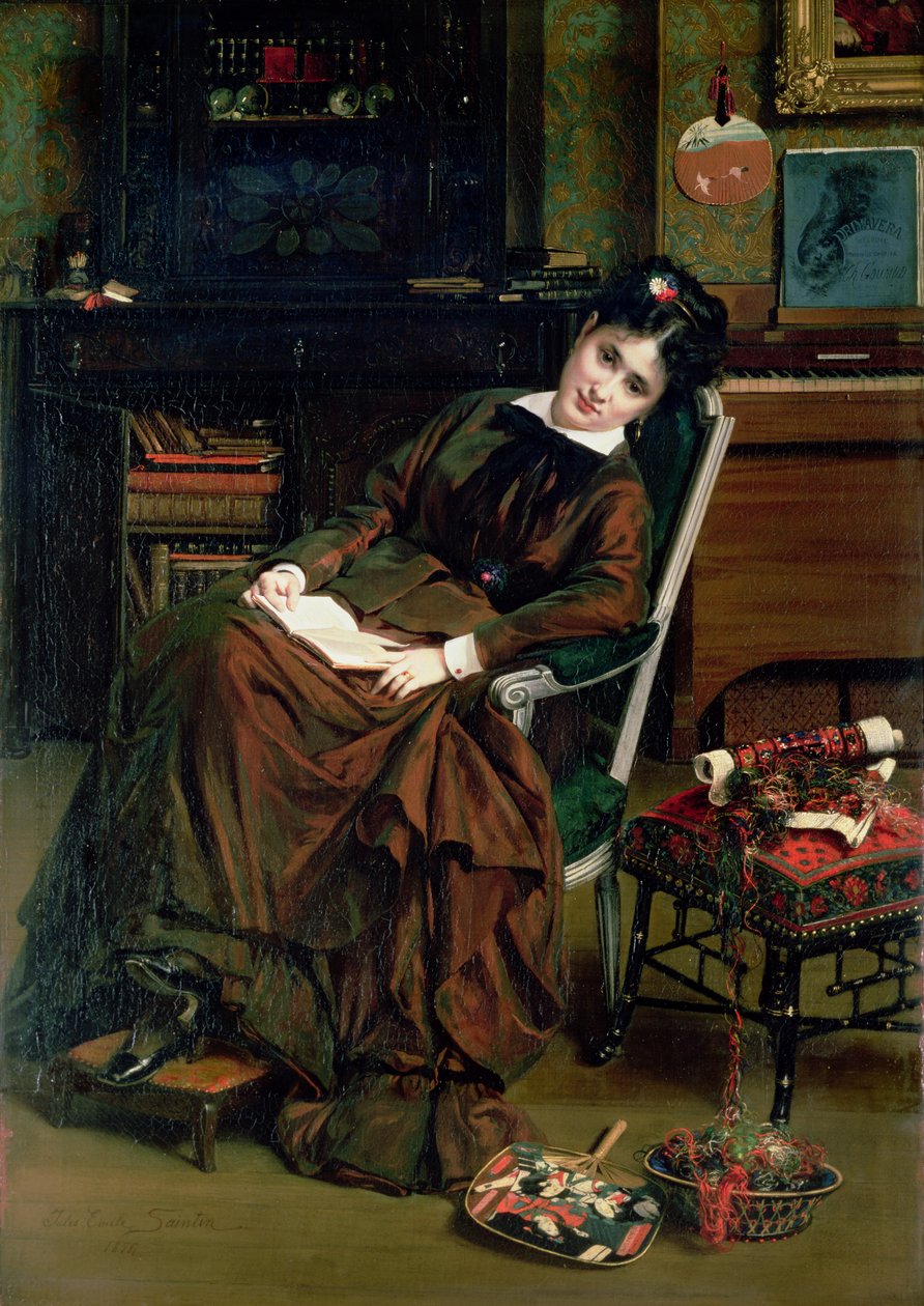 O Convalescente de Jules Emile Saintin