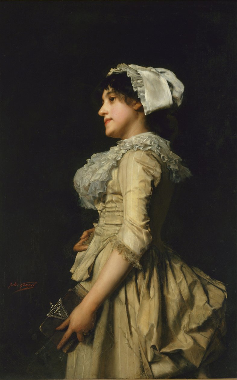A garota da aldeia de Jules Adolphe Goupil