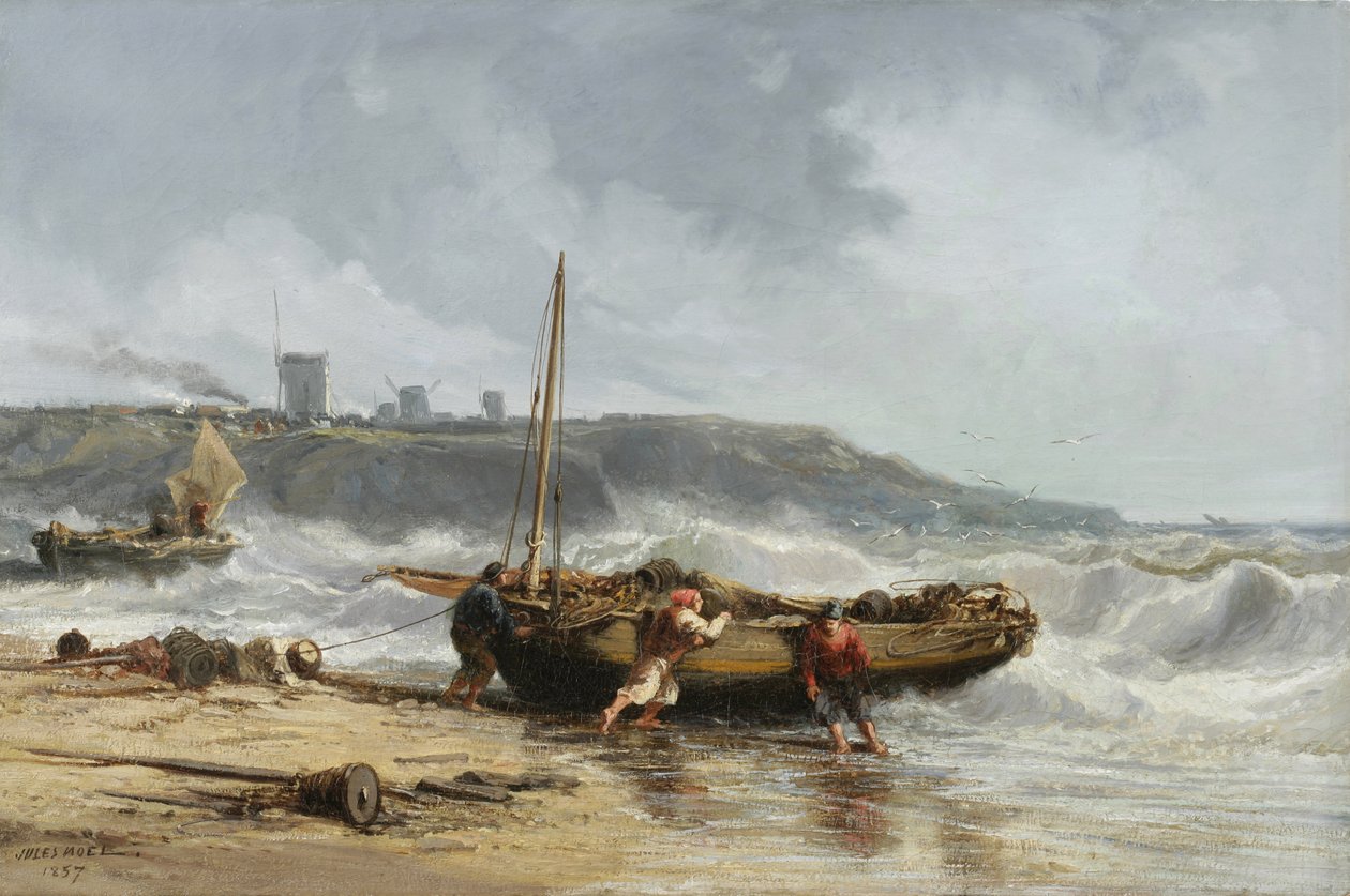Cena da Costa, 1857 de Jules Achille Noel